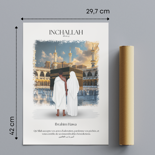 Tableau Kaaba Personnalisé